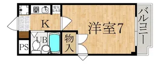 アメニティホウコク【2階】の間取り
