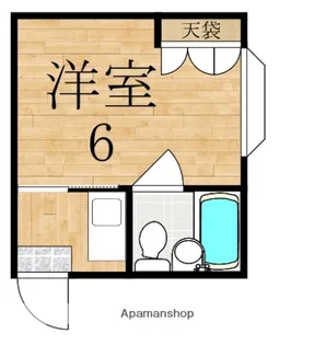 サンコーポ生駒【1階】の間取り