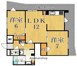 センチュリーアスカ10【5階】の間取り