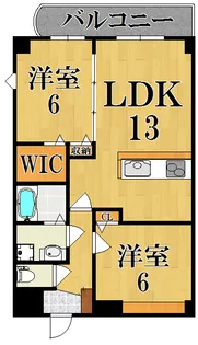 H.T.ミニョンⅡ【3階】の間取り