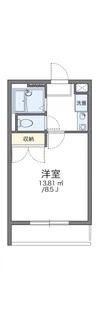 レオパレスドリーム浪漫【208号室】の間取り