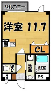 アバンツァート【1階】の間取り