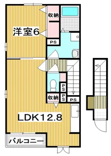 サニーシャトウ S【2階】の間取り