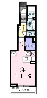 メゾンド・ジュネス【1階】の間取り
