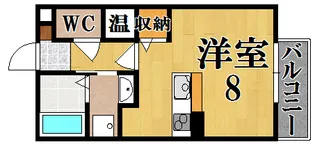 エルメゾン法隆寺【103号室号室】の間取り