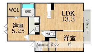 メゾン フルール【2階】の間取り