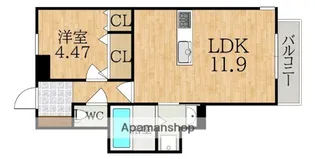 CHARME LUCE(シャルム ルーチェ)【1階】の間取り