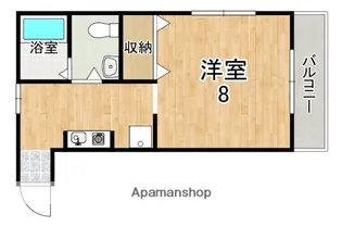 ならまちハイツ【2階】の間取り