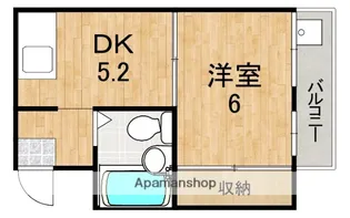 米田マンション【1階】の間取り