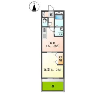 モアイーストⅤ【105号室】の間取り
