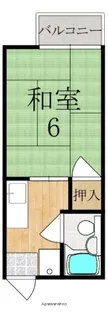 カインドリーハイツ【2階】の間取り