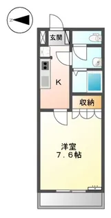 コンフォールM【101号室】の間取り