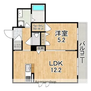 プラン ドゥ ボーテ【3階】の間取り
