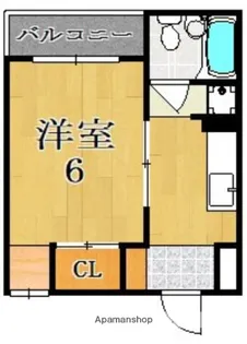 サニーハイツ【208号室】の間取り