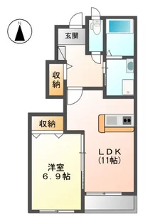 Casa lotus【1階】の間取り