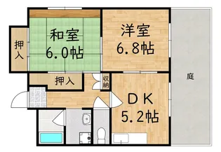 ニューエストタカダ【4階】の間取り