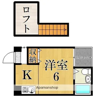 シティパレス柳町PARTIII【3階】の間取り