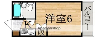 ランドヒルPARTⅡ【3階】の間取り