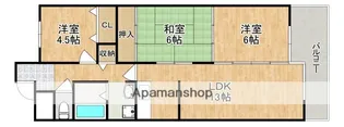 キャピタル新大宮【4階】の間取り