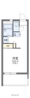 レオパレスハートピア15【3階】の間取り
