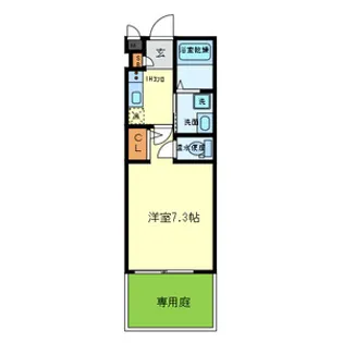 AONI【1階】の間取り