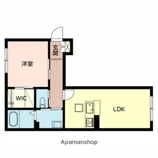 シャーメゾン平城【1階】の間取り