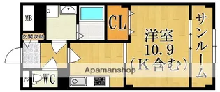 サンコートA【2階】の間取り