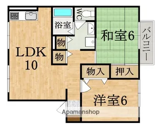 グランシャリオ【2階】の間取り