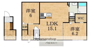 シャーメゾン リヴェール【2階】の間取り