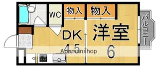 ブロッサム真菅【3階】の間取り