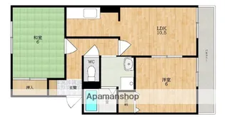 プルミエール代官町(ダイカンチョウ)【3階】の間取り