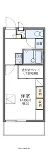 レオパレスK&M【2階】の間取り