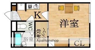レオパレス大和郡山【2階】の間取り