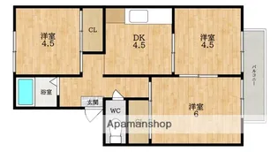 コーポニキ【1階】の間取り
