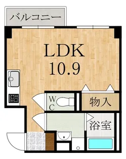 マンションあすか【3階】の間取り