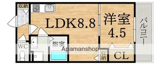サムグレイド【3階】の間取り