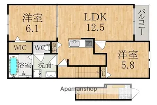 クラッシー ハウス【2階】の間取り