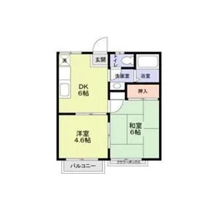 エステートピアオクムラ【2階】の間取り