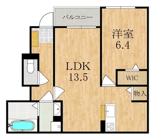 ヴェルデ ルーチェ【1階】の間取り