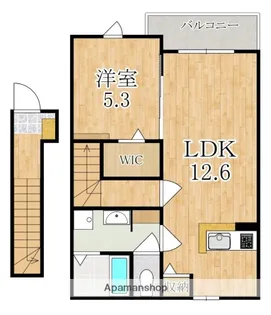 ボヌール【2階】の間取り