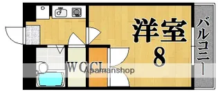 レオパレス関屋【3階】の間取り
