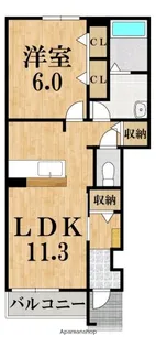 セブン リッチ【1階】の間取り