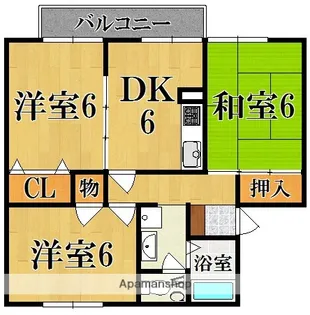 メルベーユA棟【1階】の間取り