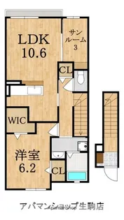アルカンシエル・ベルⅡ【2階】の間取り