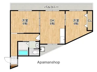 サンハイツ上村【301号室】の間取り