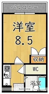 エムティ逢坂【3階】の間取り