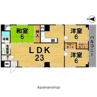 MATIERE【4階】の間取り