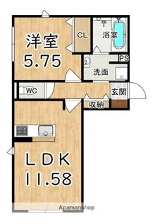 グラン レヴェリー【1階】の間取り