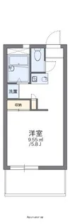 レオパレスEAST FIELD 精華【1階】の間取り