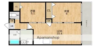 ALEGRIA郡山(アレグリアコオリヤマ)【3階】の間取り